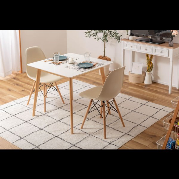 画像17: コンパクトスクエアテーブルダイニングセット【Daniela】