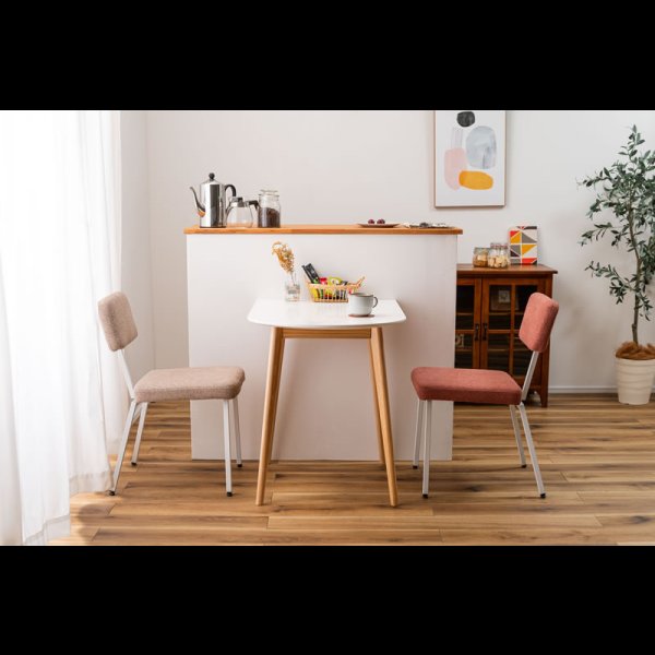 画像11: 壁付けも出来る！ミニマルデザインダイニングテーブル【Adela】