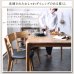 画像14: 天然木オーク無垢材仕様ベンチ対応デザインダイニングセット【Darrell】ダレル (14)