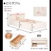 画像20: カントリー調デザイン布団も使える頑丈収納ベッド【Denise】 (20)