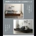画像5: 敷布団も使える市販衣装ケース対応収納ベッド【Clark】ロータイプ (5)