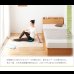 画像10: スリム棚タイプ・ガス圧式跳ね上げ大容量収納ベッド【Freeda】フリーダ (10)