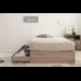 画像6: シンプルデザインヘッドレス収納ベッド【Primus】プリームス