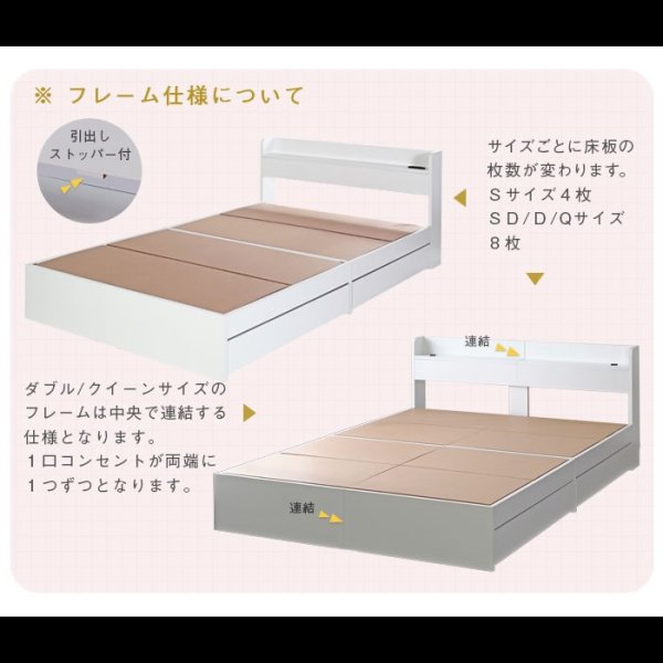 画像19: 超お買い得！シンプルモダン収納ベッド【Khronos】クロノス 10色展開