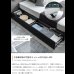画像5: ヘッドレスデザインスチールパイプベッド【Stock】引き出し収納付き (5)