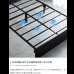 画像7: ヘッドレスデザインスチールパイプベッド【Stock】引き出し収納付き (7)