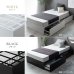 画像11: ヘッドレスデザインスチールパイプベッド【Stock】引き出し収納付き (11)