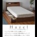 画像2: シングルベッド限定！お買い得BOX型収納ベッド【Hazel】ヘーゼル お買い得 (2)