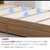 画像14: シンプルデザインモダン収納ベッド【Cuore】クオーレ　お買い得ベッド (14)