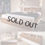 クイーンサイズ対応ベーシックデザイン引き出し収納ベッド【Keith】キース