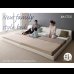 画像26: モダンデザインレザーフロアベッド【BASTOL】バストル　連結仕様 (26)