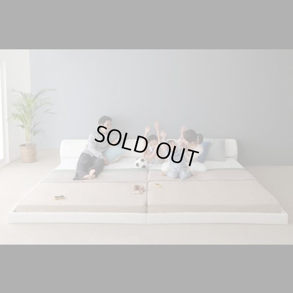 画像5: モダンデザインレザーフロアベッド【BASTOL】バストル　連結仕様