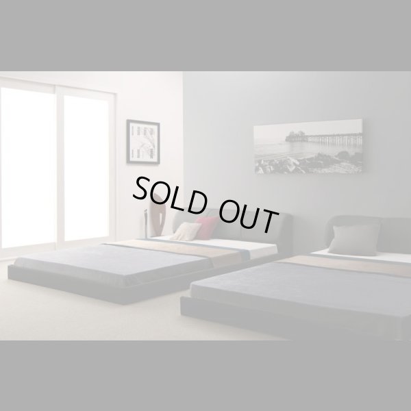 画像4: モダンデザインレザーフロアベッド【BASTOL】バストル　連結仕様