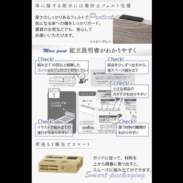 画像11: 使いやすさを改善した満足フロアベッド【Terence】 7色展開