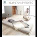 画像5: 通気性2倍で丸めて収納 「みやび格子」すのこベッド　シングル【ロールタイプ】 (5)
