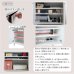 画像8: ホワイト×ローズゴールド 幅80キャビネット【Gilded Petal】日本製・完成品 (8)