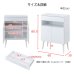 画像18: ルーター収納ファックス台 幅60 フレンチシャビー家具【whiteliv】 (18)