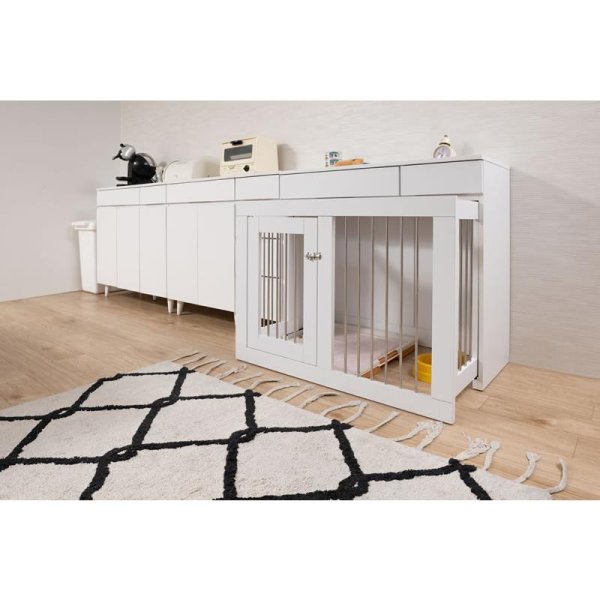 画像6: スライド式ぺっどゲージ 幅90 フレンチシャビ―家具【whiteliv】