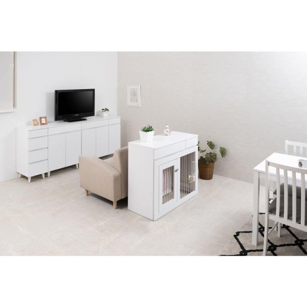 画像15: スライド式ぺっどゲージ 幅90 フレンチシャビ―家具【whiteliv】