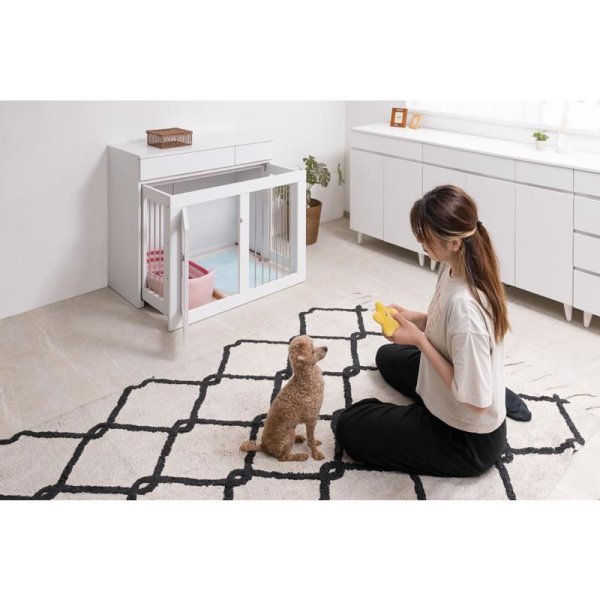 画像19: スライド式ぺっどゲージ 幅90 フレンチシャビ―家具【whiteliv】