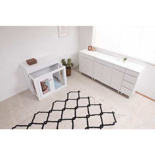 画像21: スライド式ぺっどゲージ 幅90 フレンチシャビ―家具【whiteliv】