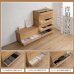 画像10: 脚付き洋風桐チェスト3段【桐結】 日本製・完成品 (10)