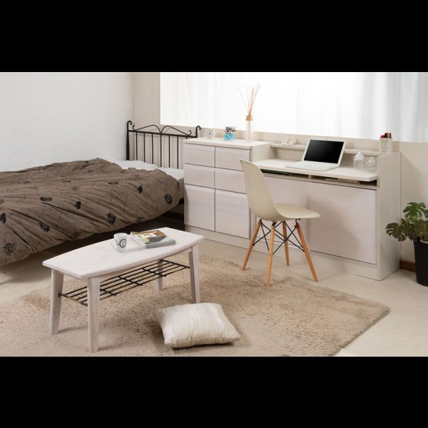 画像7: 桐材を使ったスクエアキャビネット【Enix】 幅72 扉+引出しタイプ