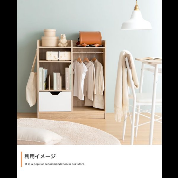 画像17: おしゃれで可愛い子供家具【Colleen】 マルチ収納付きランドセルラック