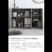 画像8: 2way仕様フラットデザイン鏡面キャビネット【Henlik】 幅100 ホワイト／グレー (8)