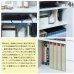 画像5: フレンチシャビー脚付きホワイトキャビネット【Diana】扉＋引き出し 日本製完成品 (5)