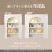 画像10: 大人可愛いマントルピース型の収納ラック 完成品 幅60／80cm (10)