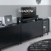 画像4: ブラックキャビネット【Shadow】シリーズ家具 日本製・完成品 (4)