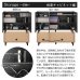画像5: ブラックキャビネット【Shadow】シリーズ家具 日本製・完成品 (5)