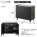 画像9: ブラックキャビネット【Shadow】シリーズ家具 日本製・完成品 (9)