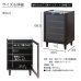画像11: ブラックキャビネット【Shadow】シリーズ家具 日本製・完成品 (11)