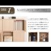 画像10: 大人気収納家具！完成品・日本製スクエアキャビネット 幅104.5ハイ　板扉タイプ (10)