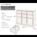 画像13: 大人気収納家具！完成品・日本製スクエアキャビネット 幅104.5ハイ　引出しタイプ (13)