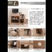画像9: 大人気収納家具！完成品・日本製スクエアキャビネット 幅104　PCデスクタイプ (9)