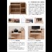 画像10: 大人気収納家具！完成品・日本製スクエアキャビネット 幅104　PCデスクタイプ (10)