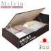 画像9: 高品質日本製ガス圧式収納ベッド【Melvin】フラットパネル お買い得価格シリーズ (9)