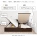 画像5: 高品質日本製ガス圧式収納ベッド【Melvin】フラットパネル お買い得価格シリーズ