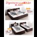 画像22: ヘッドレスも選べて敷布団も使えるガス圧式収納ベッド【Dignita】ディニタ (22)