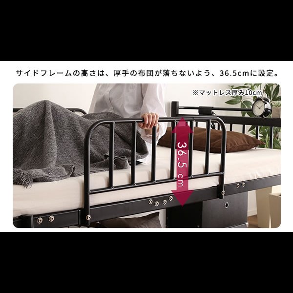 画像11: シンプルデザイン頑丈設計ロフトベッド【Aimee】