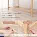 画像15: カントリー調頑丈木製ロフトベッド【Calista】 棚・コンセント付き ベッド下76.5cm (15)
