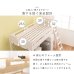画像11: カントリー調頑丈木製ロフトベッド【Calista】 棚・コンセント付き ベッド下113cm (11)