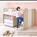 画像7: サイド棚付きおしゃれなシステムベッド【Selina-t】3点セット (7)