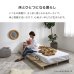 画像6: 余白を楽しむステージデザインベッド｜頑丈すのこ・ロータイプ・ヘッドレス【Cirillo】 (6)