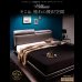画像2: リクライニング機能付き・ファブリック＆レザーローベッド【William】ウィリアム (2)