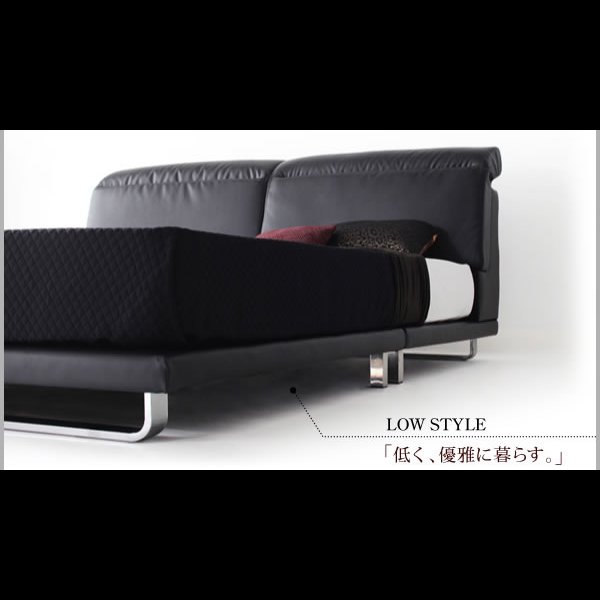 画像5: セレブ仕様レザーローベッド【Precious】プレシャス
