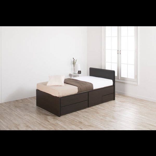 画像5: 引き出しタイプが選べるショート丈チェストベッド【Varier-s】日本製 フラットパネル